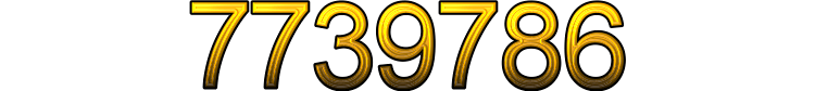 Number 7739786