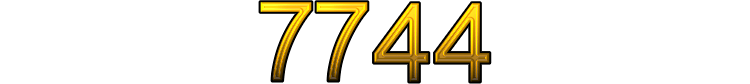 Number 7744