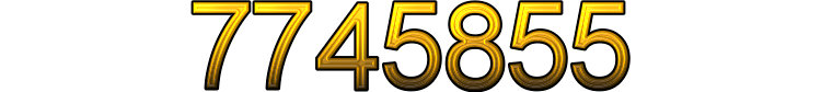 Number 7745855