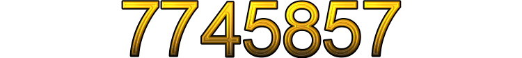 Number 7745857