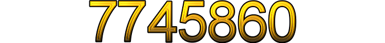 Number 7745860