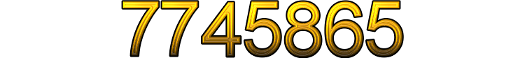 Number 7745865