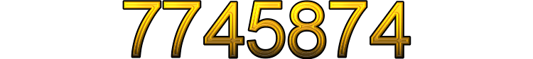 Number 7745874