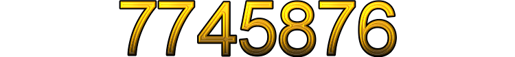 Number 7745876