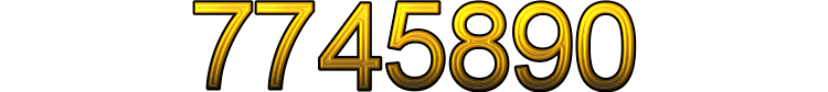 Number 7745890