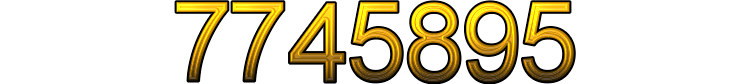 Number 7745895