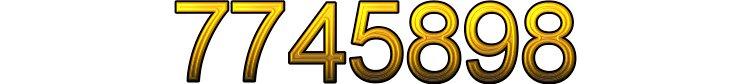 Number 7745898 Number 7745898