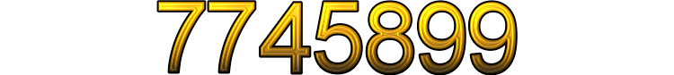 Number 7745899