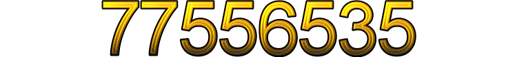 Number 77556535 Number 77556535