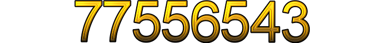 Number 77556543