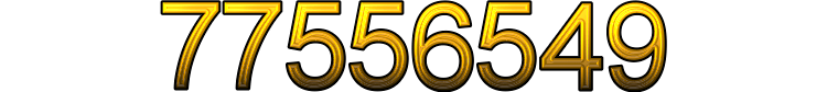 Number 77556549