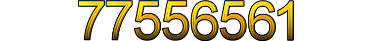 Number 77556561