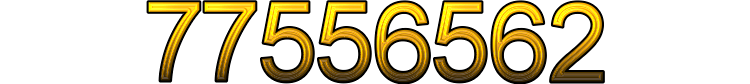 Number 77556562 Number 77556562