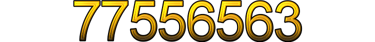 Number 77556563 Number 77556563