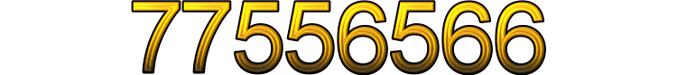 Number 77556566 Number 77556566