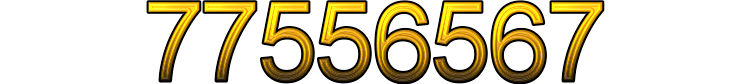 Number 77556567 Number 77556567