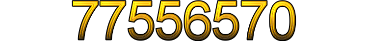 Number 77556570