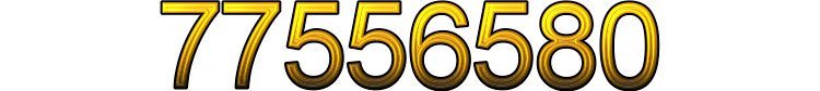 Number 77556580