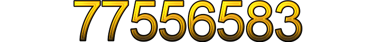 Number 77556583 Number 77556583