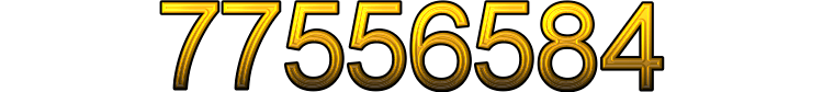Number 77556584 Number 77556584