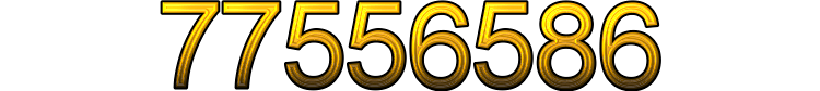 Number 77556586