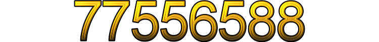 Number 77556588 Number 77556588
