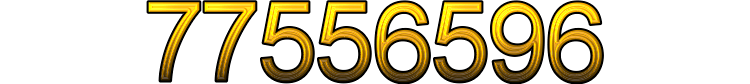Number 77556596 Number 77556596