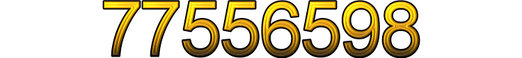 Number 77556598