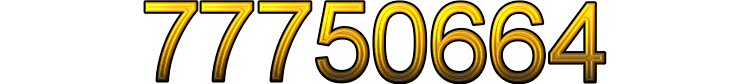 Number 77750664