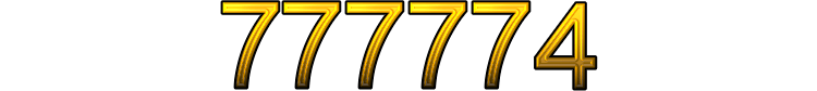 Number 777774