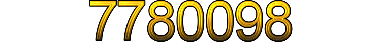 Number 7780098