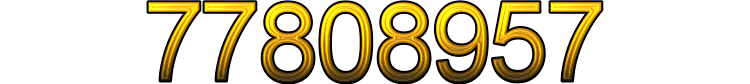 Number 77808957