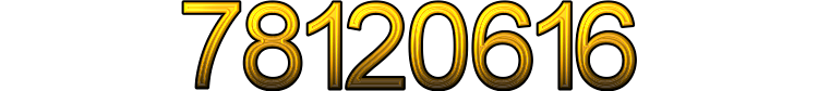 Number 78120616