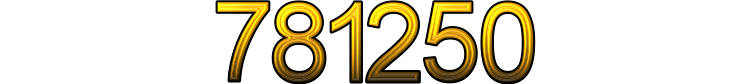 Number 781250