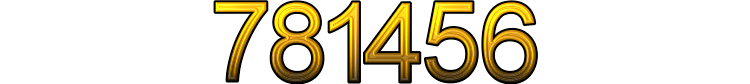 Number 781456