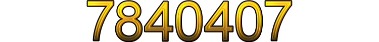 Number 7840407