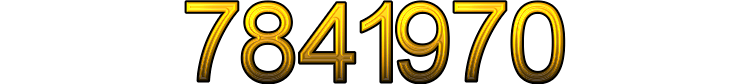 Number 7841970