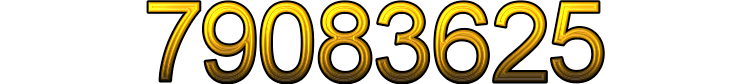 Number 79083625