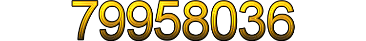Number 79958036