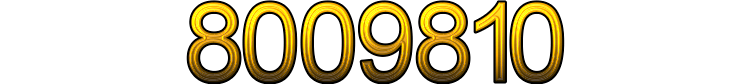 Number 8009810