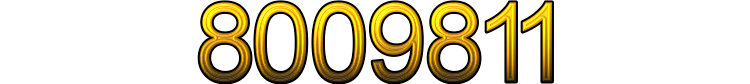 Number 8009811