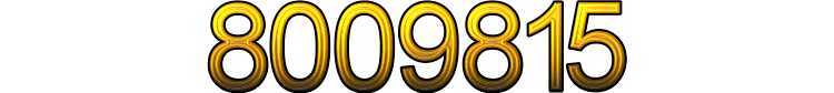 Number 8009815