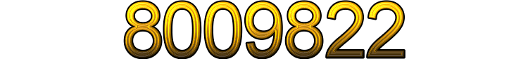 Number 8009822