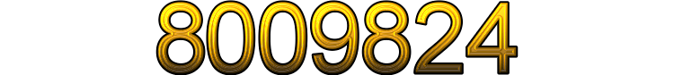 Number 8009824