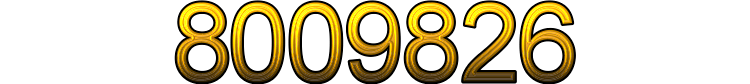 Number 8009826
