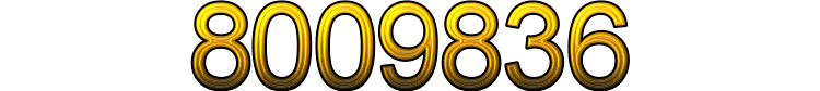 Number 8009836