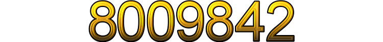 Number 8009842