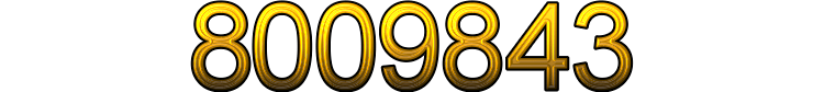 Number 8009843