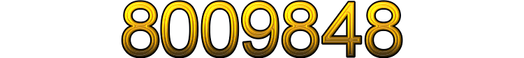 Number 8009848
