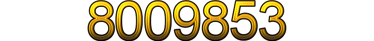 Number 8009853